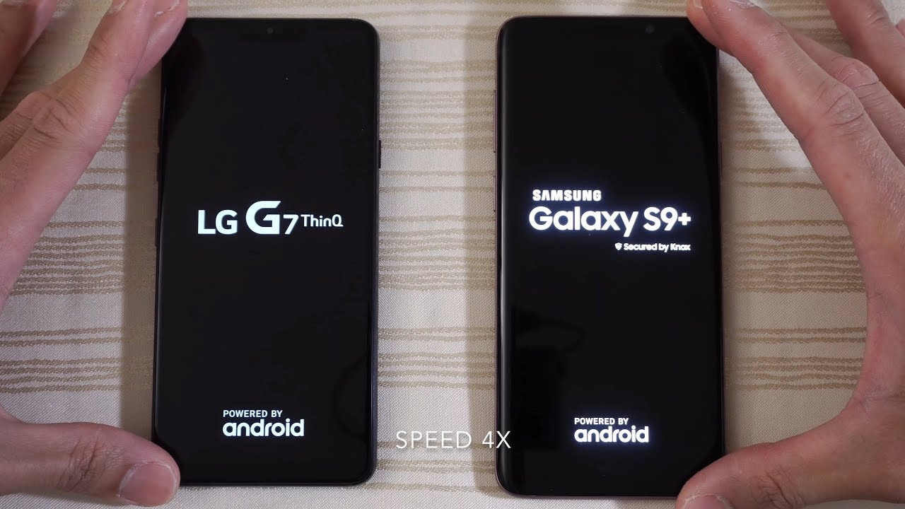 LG G7 ThinQ vs Samsung Galaxy S9 Plus - Speed Test!