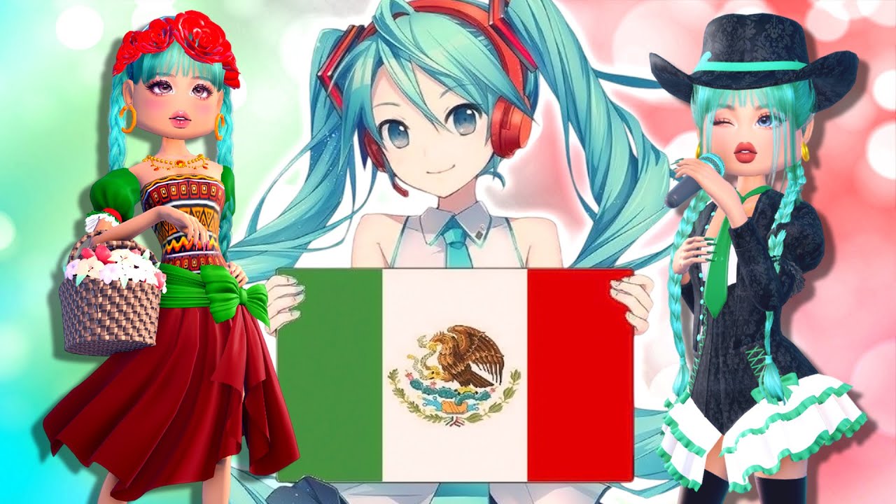 ¡Convertimos a MIKU en una DIVA MEXICANA! 🇲🇽 🔥 | Dress to Impress #Roblox #TeamGritón