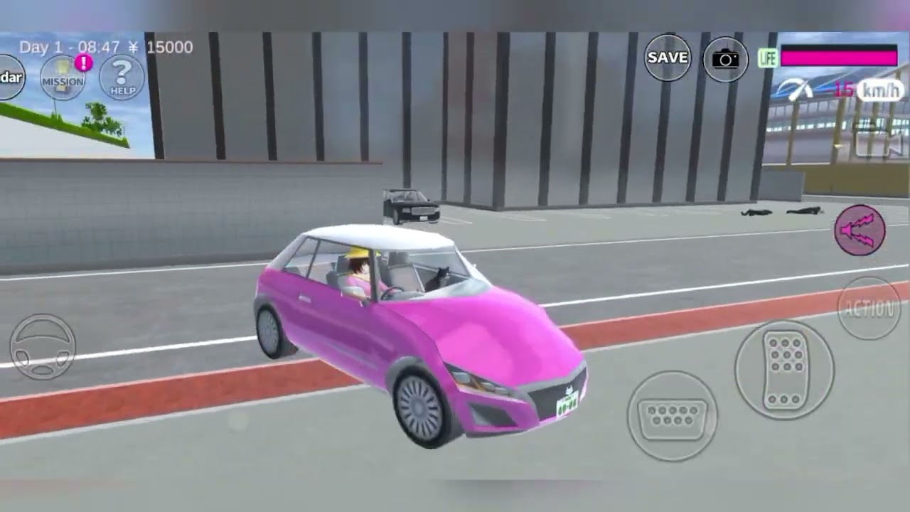 Car driving Sakura school simulator #sakura #sakuraschool #gameplay #sakuraschoolsimulatordrama 