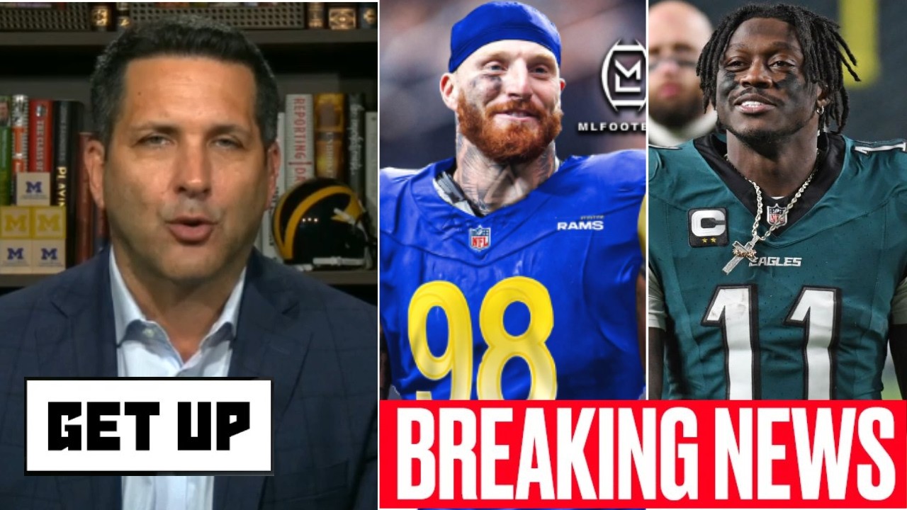 GET UP | Adam Schefter has LATEST NFL Rumors: Eagles done with AJ Brown? Rams trade for Maxx Crosby?