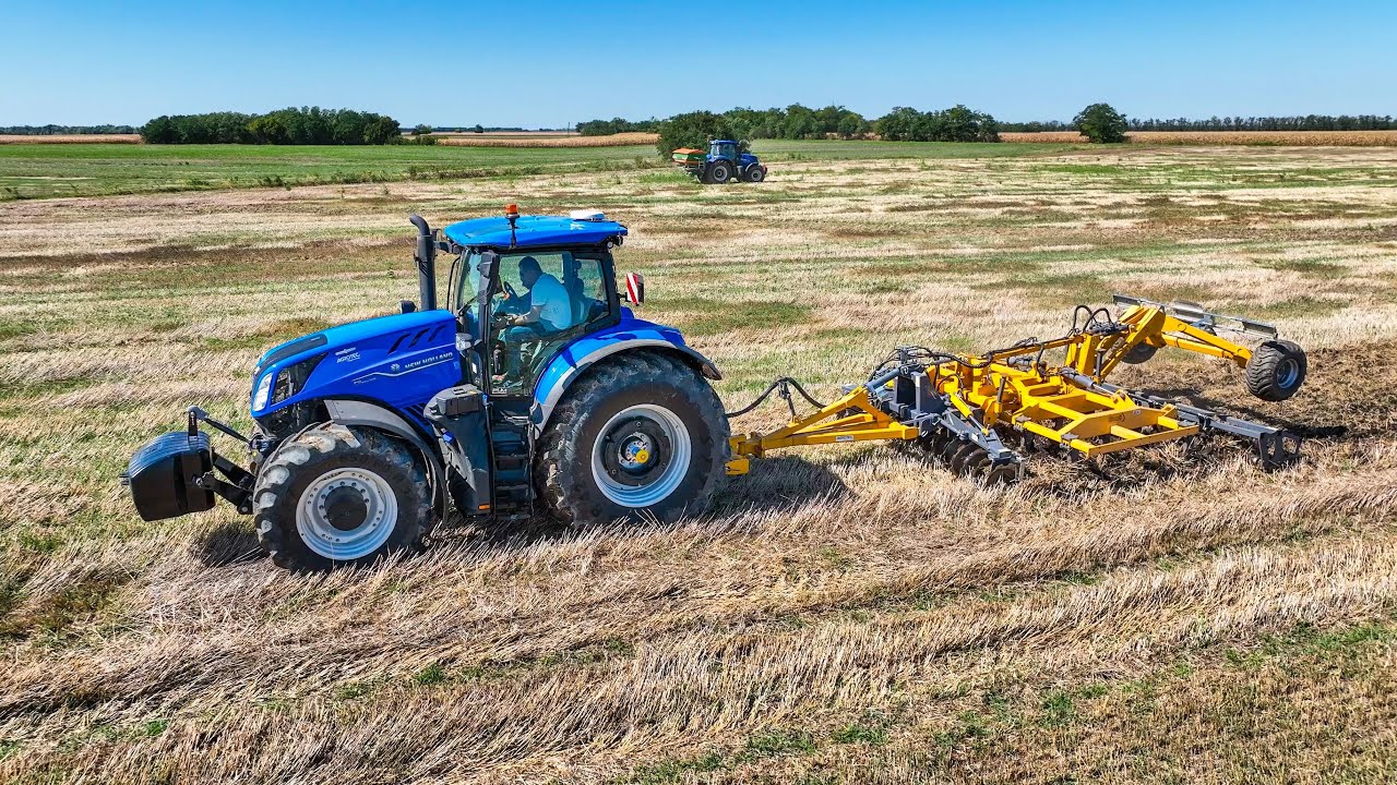 New Holland T7.340 HD + Dondi Big 400 nehéz kultivátor
