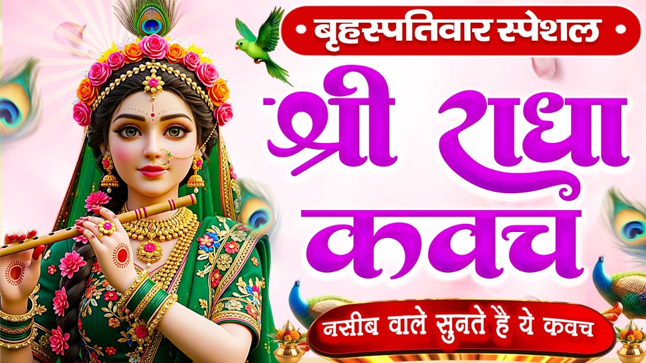 बृहस्पतिवार के दिन राधा कवच का पाठ सुनने से अखंड सौभाग्य और धन के भंडार खुलेगा Radha Kavach
