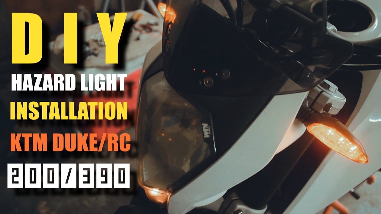 DIY - Hazard Light Installation on KTM DUKE/RC 200/390