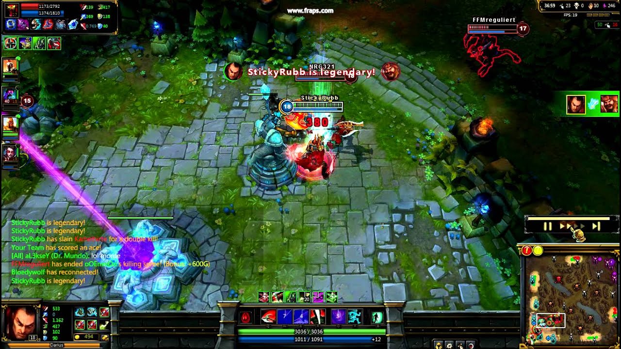 LoL - Darius 1 v 5 Pentakill *HD*