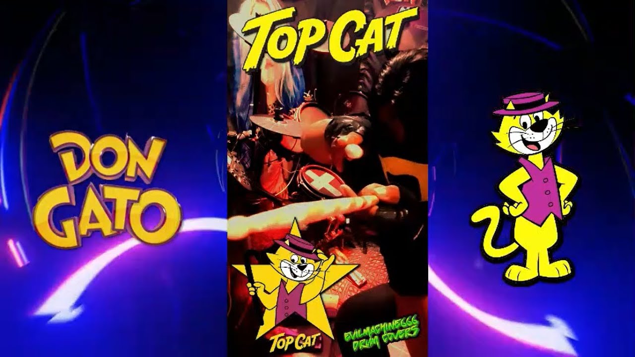 TOP CAT THEME  - drum cover w/ alesis nitro mesh kit