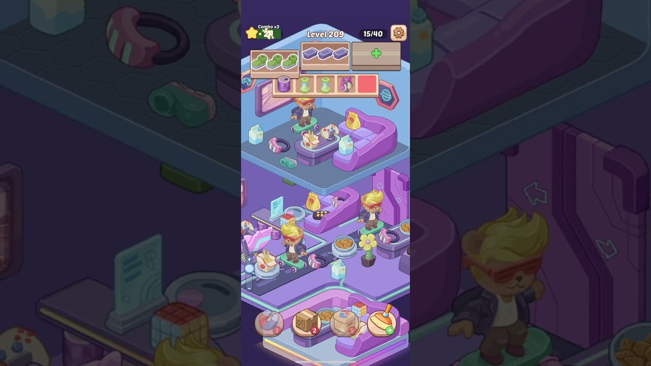 Packingdom &ndash; Level 209 Walkthrough 📦✨ (Match 3 Puzzle Game)