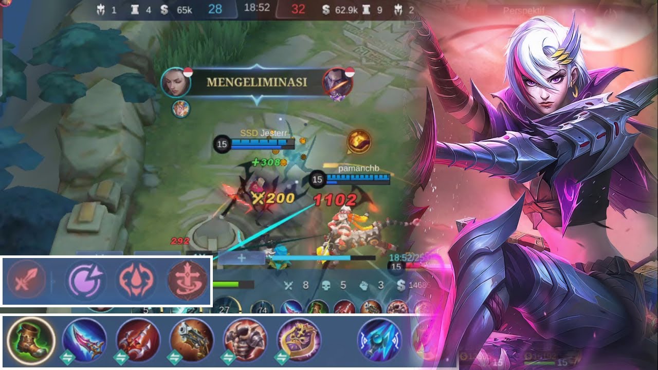 MABAR SAMA FEEDER @pamanchb COMEBACK TRY HARD - MLBB Mythic Gameplay