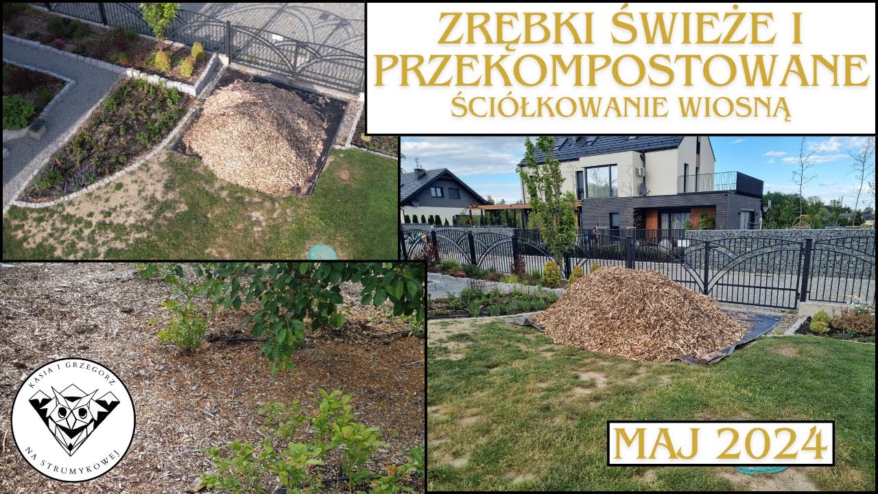 Zrębki świeże i przekompostowane