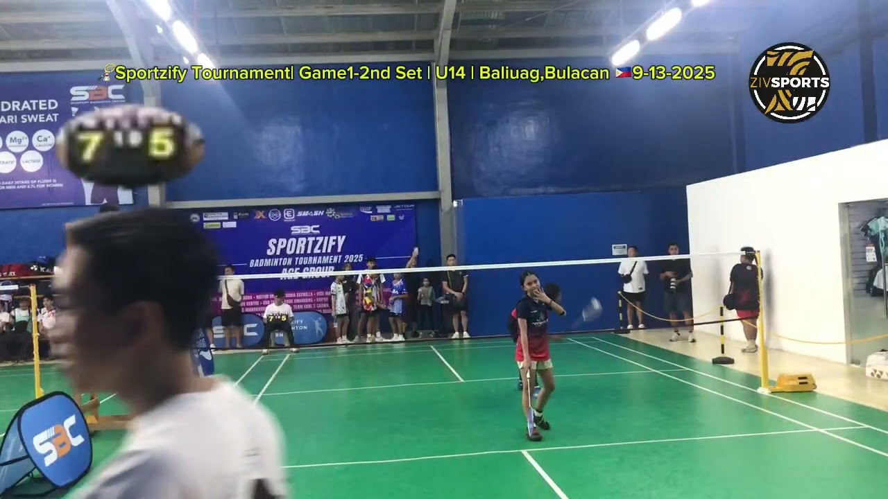🏸 Tournament |Ep.08 🇵🇭Grade 6-Student| Girl’s Singles |Game1-2nd Set|U14