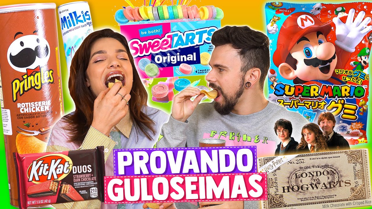 PROVANDO GULOSEIMAS SUPER DIFERENTES E IMPORTADAS