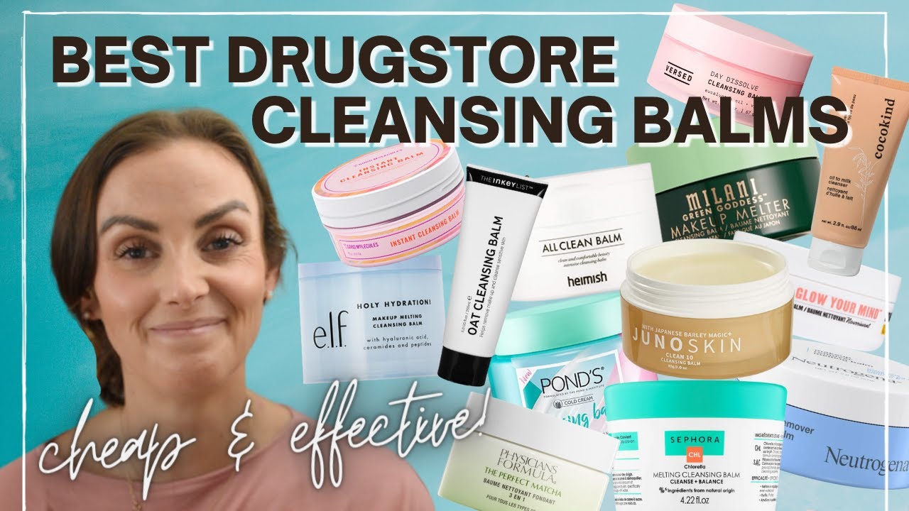 MASSIVE DRUGSTORE Cleansing Balm Haul - BEST and WORST of 2021!