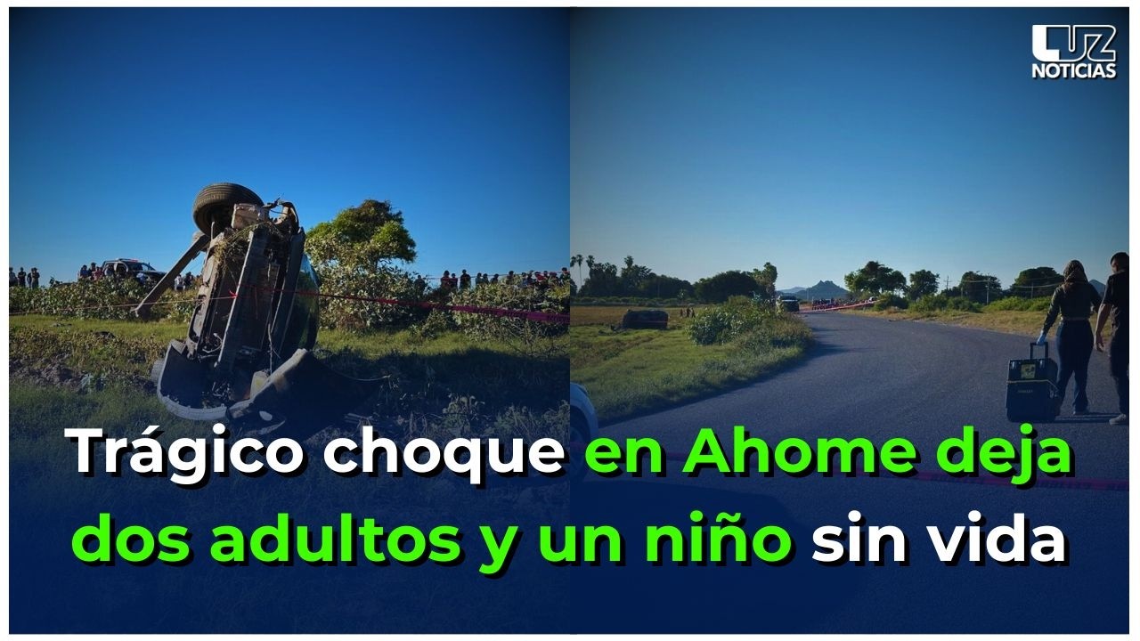 Muere un niño y dos adultos en trágico accidente en El Tule, Higuera de Zaragoza, en Ahome