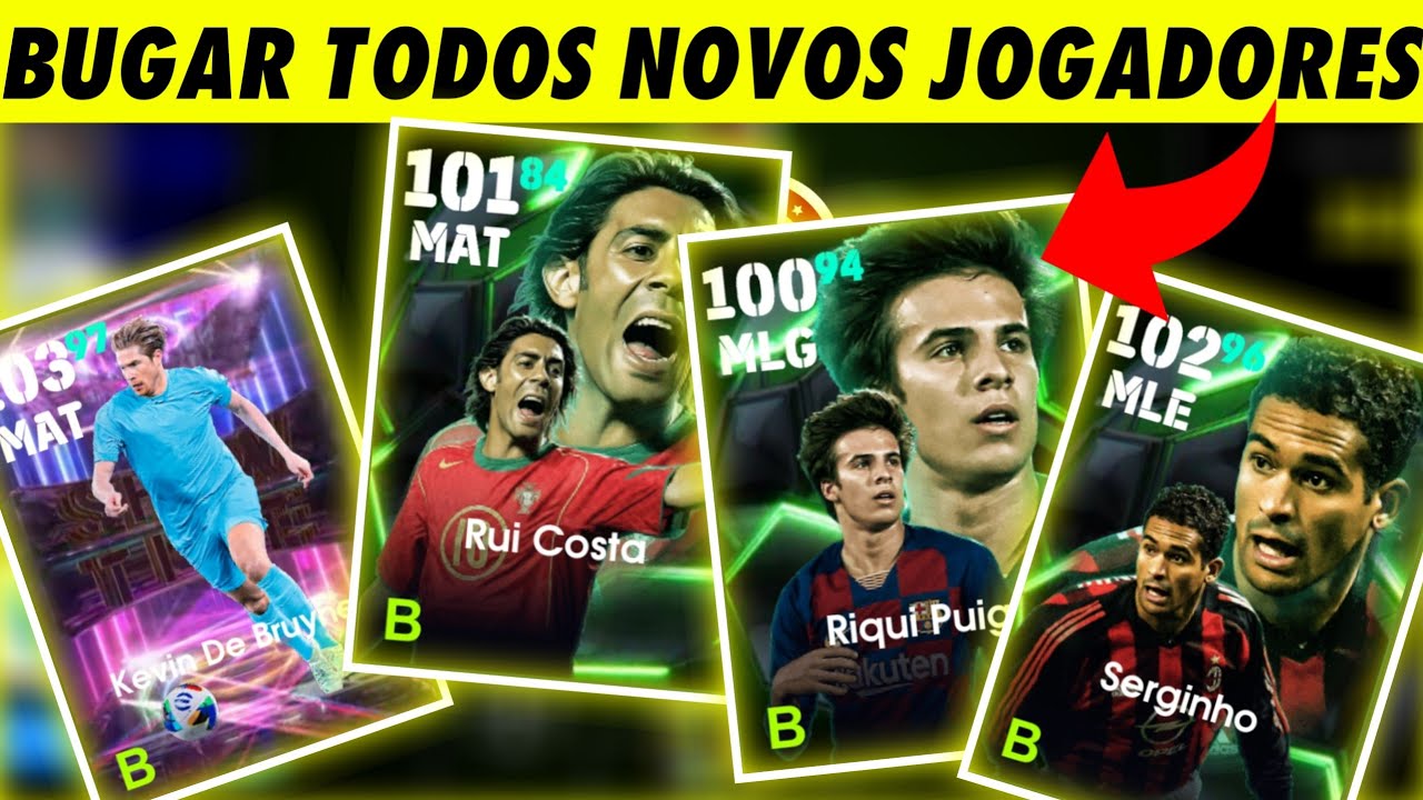 Como BUGAR o Serginho, Rui Costa e TODOS Épicos gratis que chegou efootball 2025 mobile