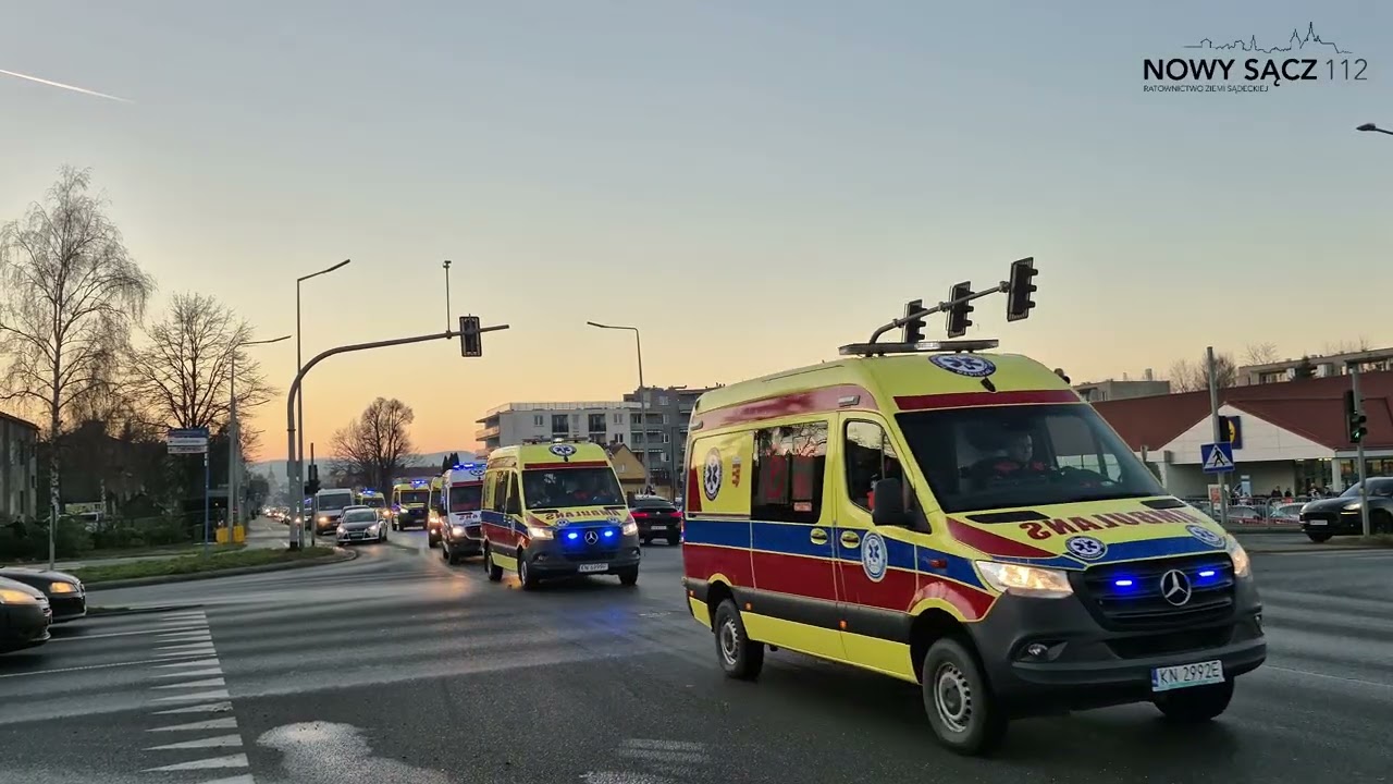 Ostatnia droga śp. Marcina „Mrówy” Rówińskiego – pożegnanie zmarłego ratownika medycznego.