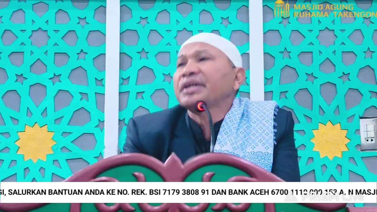 Siaran langsung Masjid Agung Ruhama Takengon
