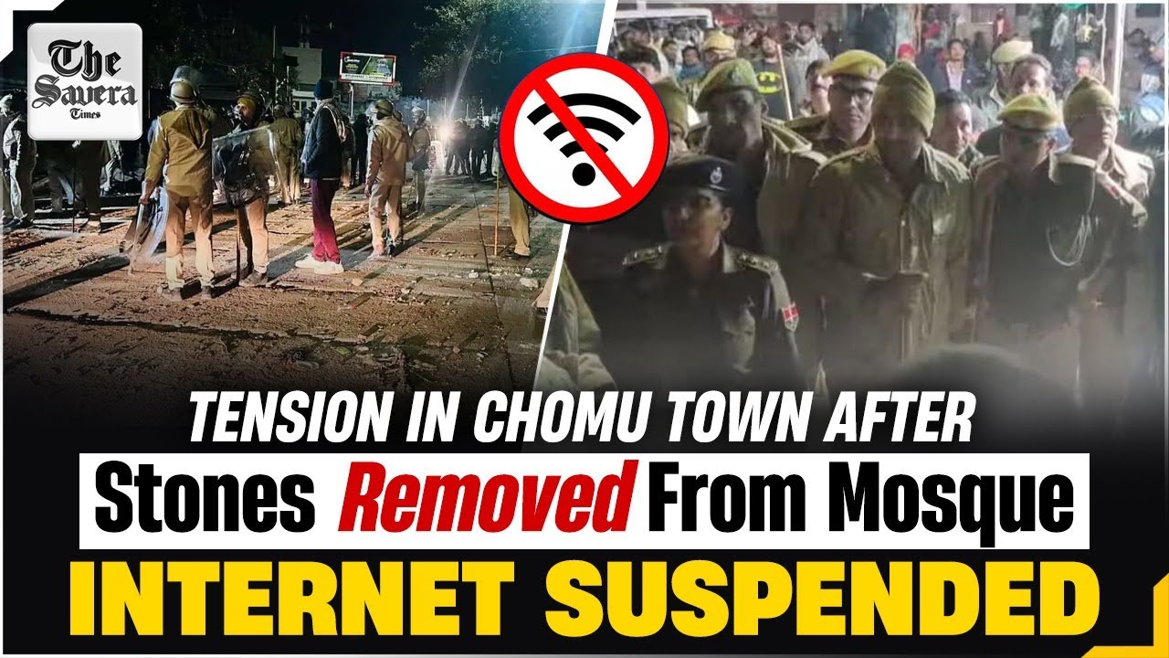 Live | Tension in Chomu Town After Stones Removed From Mosque, Internet Suspended