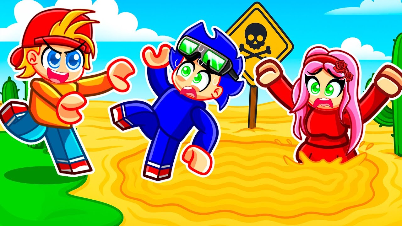 ATRAPADO en ARENAS MOVEDIZAS en Roblox!