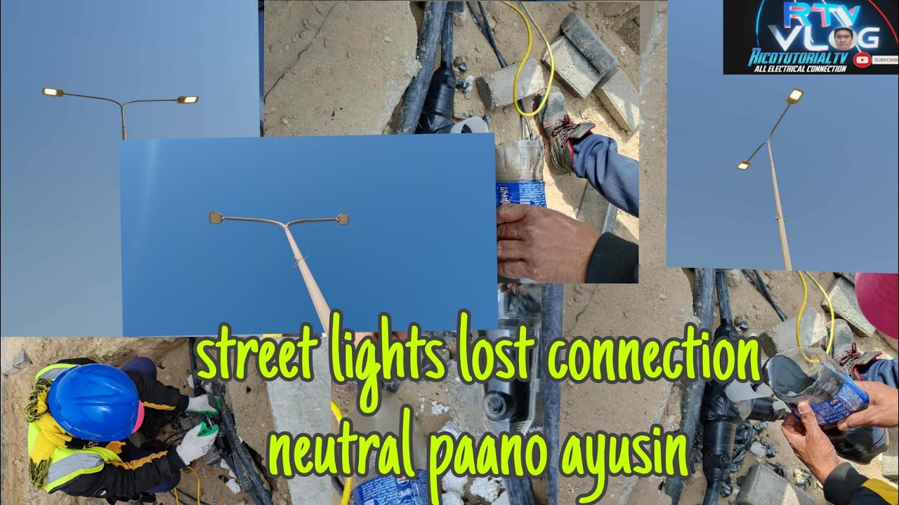 Street light lost connection neutral paano ayusin @RicotutorialVlog