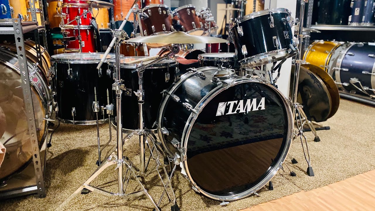 78' Tama Imperialstar Vintage Drum Set 13, 16, 18, 24 Bass Drum