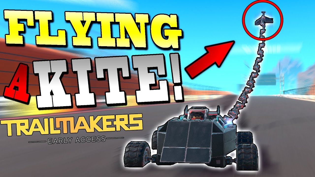 PULLING A KITE WITH A CAR! (This Actually Works!) - Trailmakers Early Access Gameplay Ep21