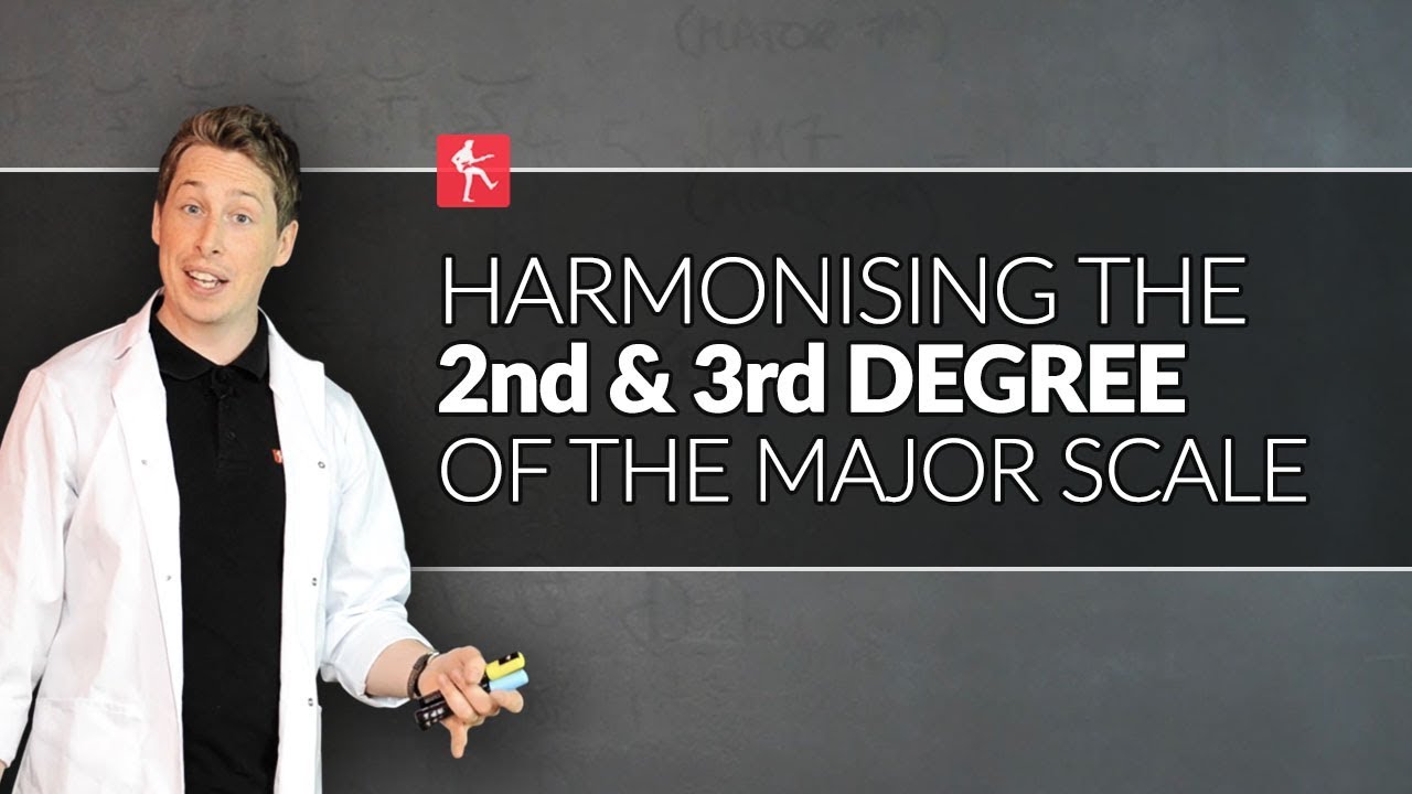 Harmonising The 2nd & 3rd Degree Of The Major Scale - Guitar Theory Lesson