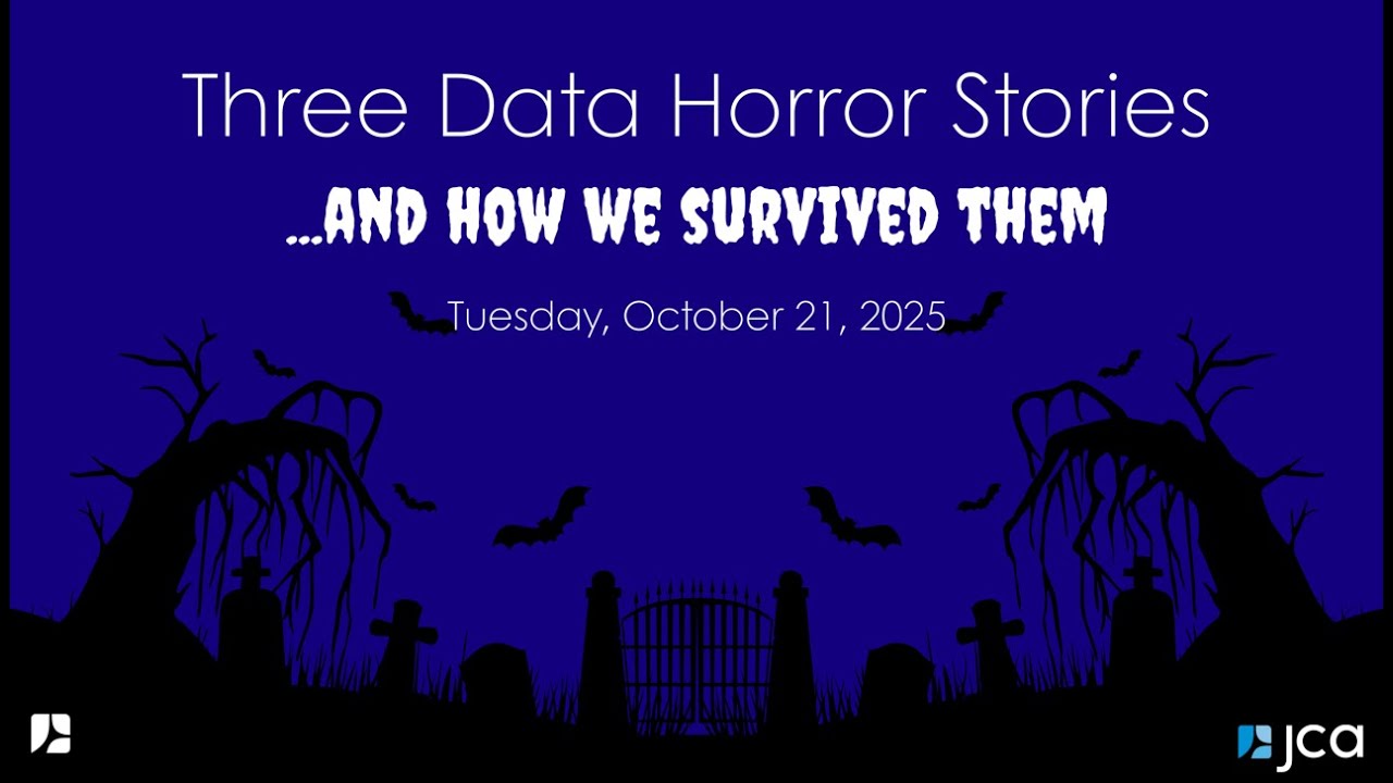 Webinar | Three Data Horror Stories and How We Survived Them