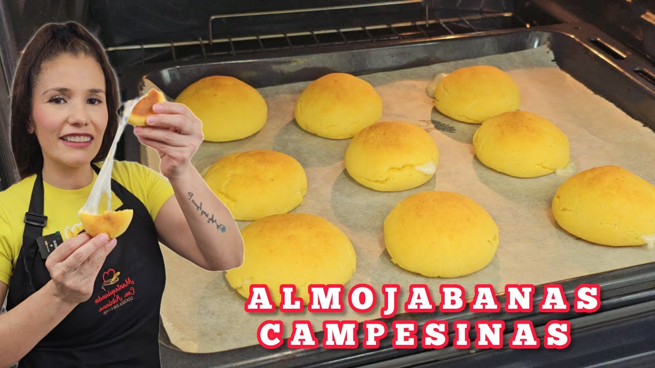 C&oacute;mo preparar ALMOJABANAS campesinas RELLENAS DE QUESO