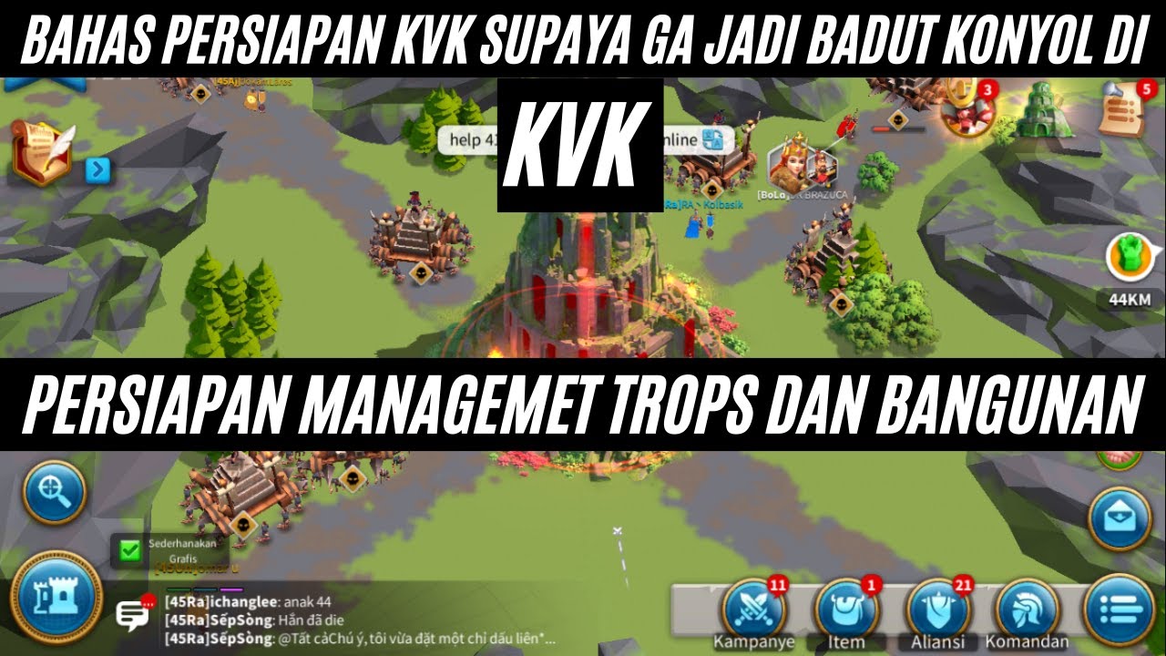 perispan kvk  bagi pemain pemula biar ga konyol pas war di kvk
