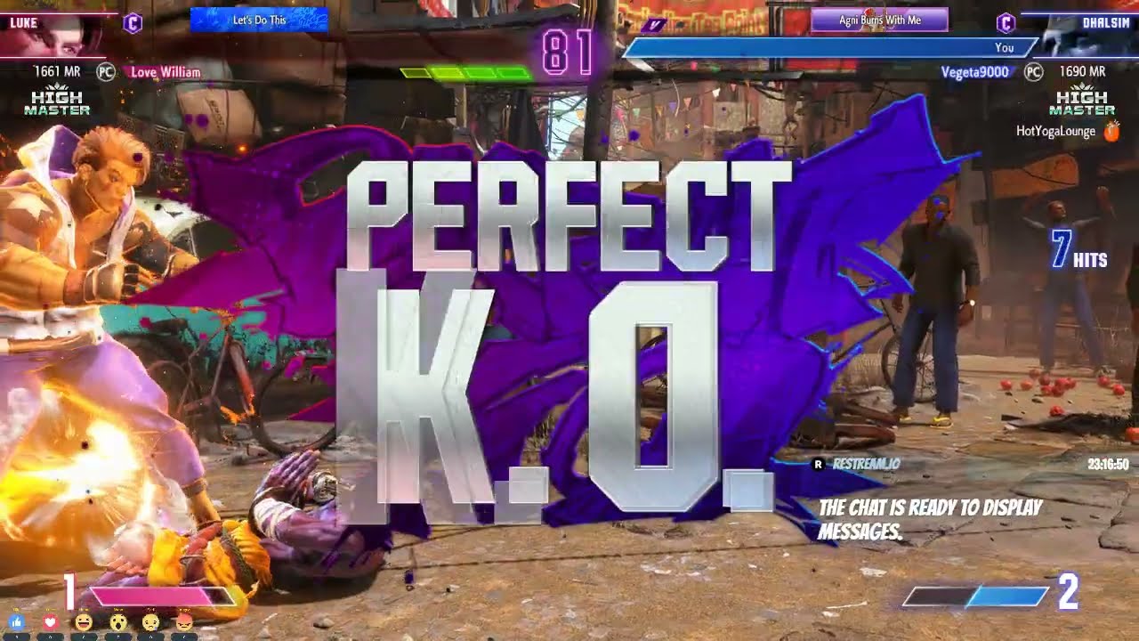A perfect round #dhalsim x #luke #sf6