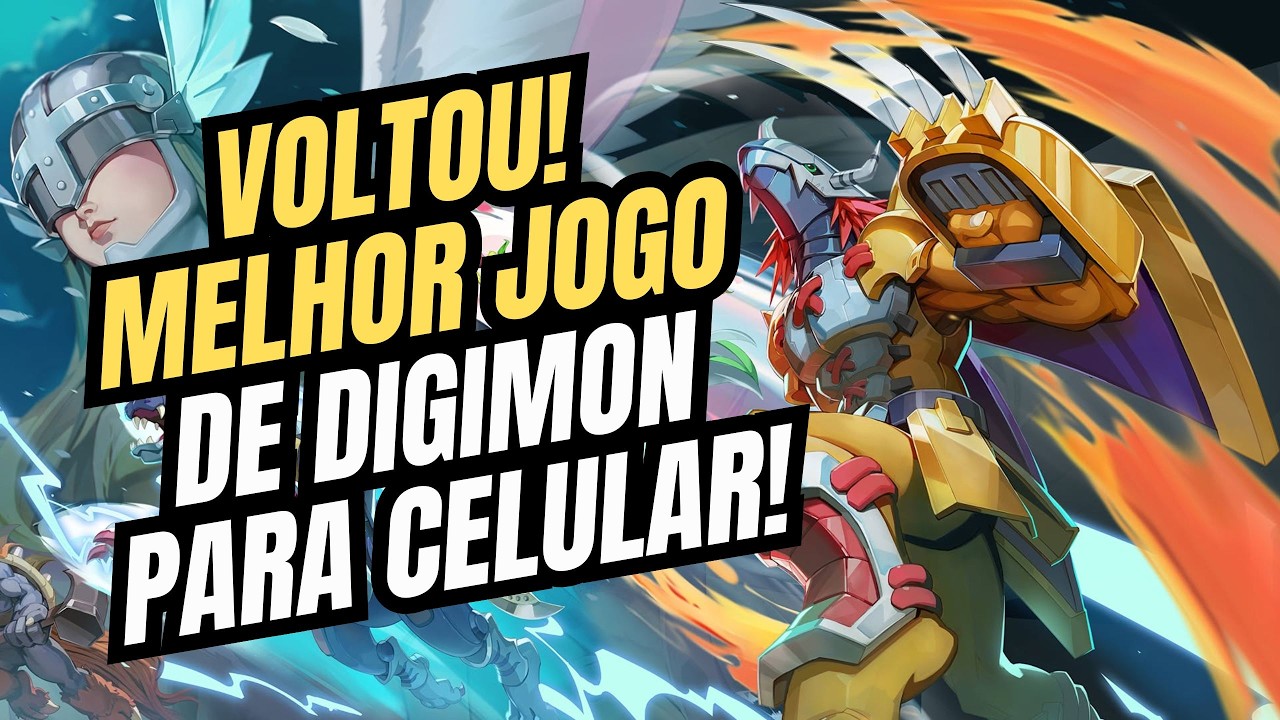 ⭐ELE VOLTOU! Como Jogar o Melhor Jogo de Digimon Para Celular em 2026!⭐