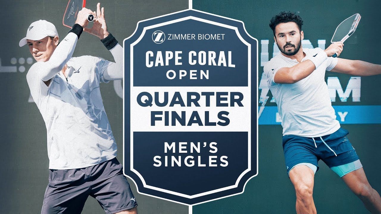 Christian Alshon vs Noe Khlif at the Zimmer Biomet Cape Coral Open