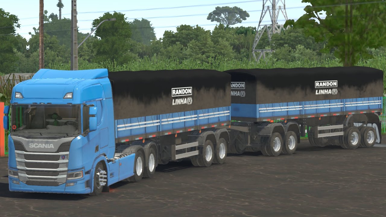 ATUALIZAÇÃO !!! SCANIA R-450 e RODOTREM GRANELEIRO. Global Truck Online 