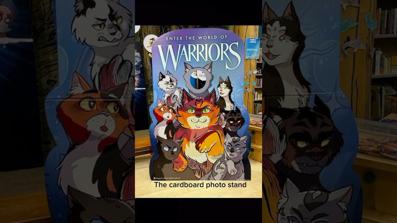 Everything I saw/got at the warrior cats barns and noble meetup #warriorcats #cat #book