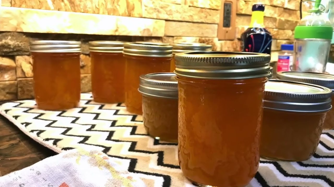 Making Peach Jam Using Canned Peaches