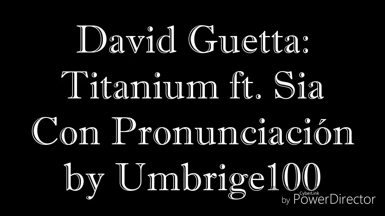 Titanium Pronunciacion  (en ingles)