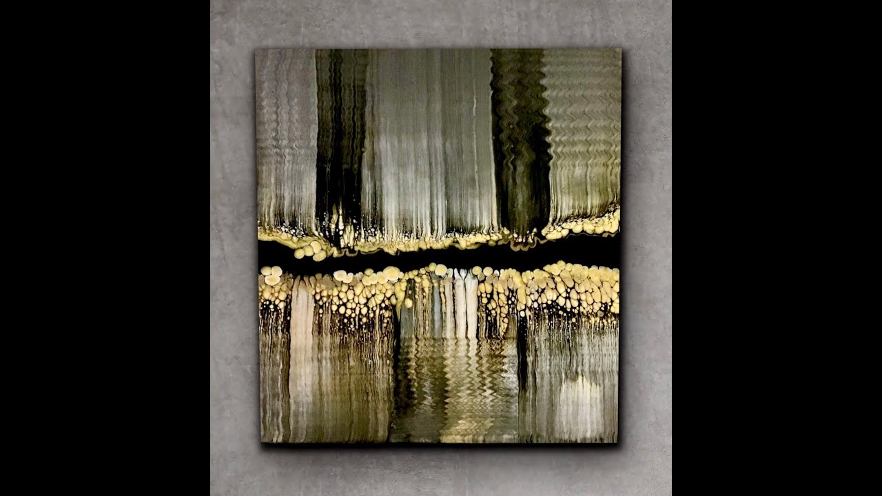 Acrylic Swipe With Metallic Gold and Silver YUMMY :)
