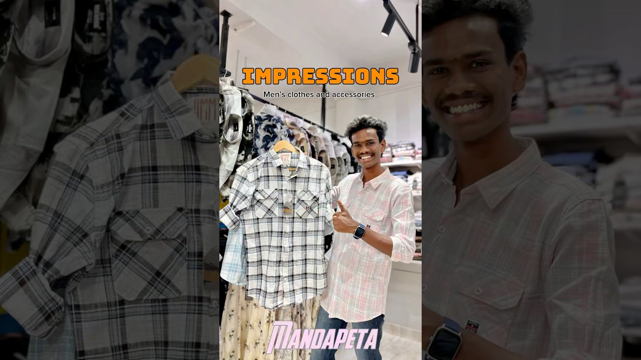 📍mandapeta impressions men&rsquo;s clothes and accessories #shortsfeed#shortsvideo #telugushorts #shorts
