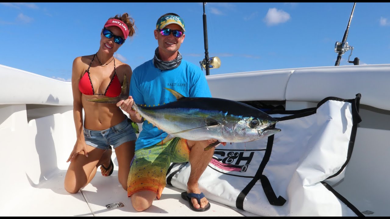 Catching Blue Marlin & Yellowfin Tuna in Grand Cayman