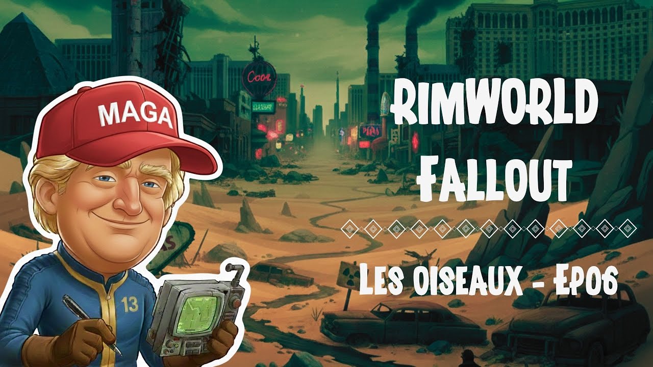 Donroe va t'il sent sortir devant une nuée d'oiseaux enragés - Rimworld Fallout [FR] Episode 6.