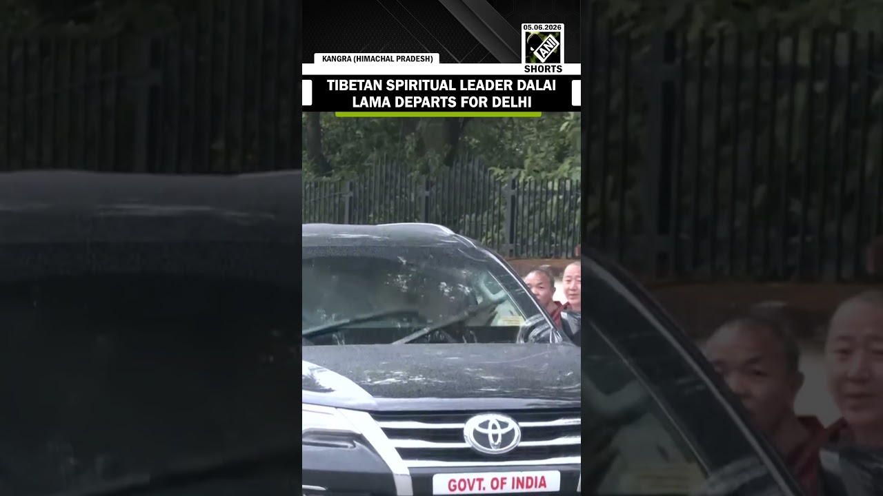 Tibetan spiritual leader Dalai Lama departs for Delhi, to undergo medical treatment on his left knee