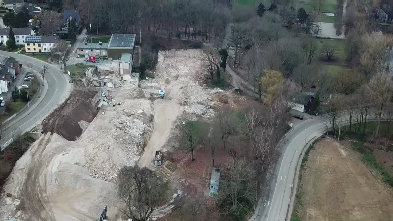 Abriss der Realschule Alsdorf Ofden