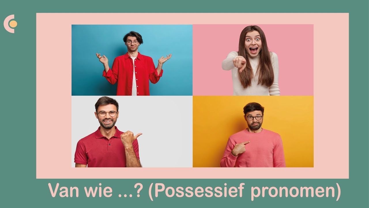 Van wie is het boek? -  Bezittelijke voornaamwoorden (possessief pronomen)(#nt2, #learndutch #A1)
