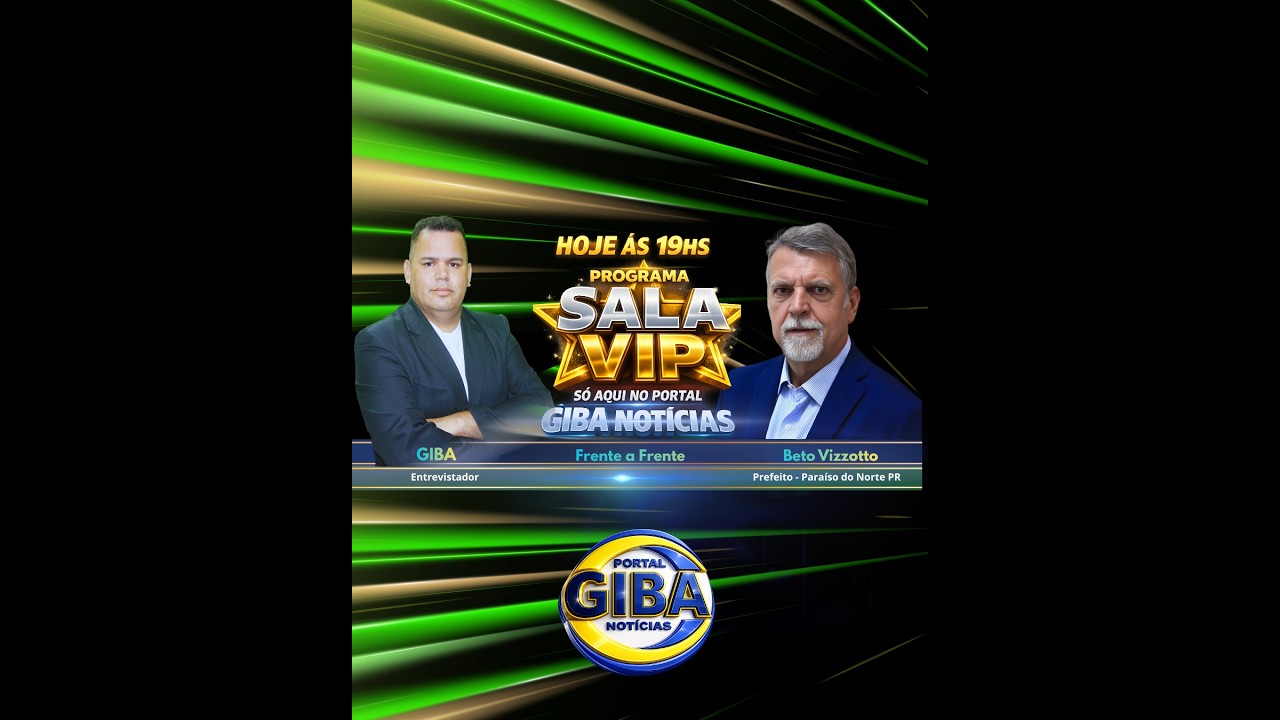 GIBA ENTREVISTA PREFEITO DE PARAÍSO DO NORTE PR -  BETO REVELA PRÉ-CANDIDATURA A DEPUTADO ESTADUALPR