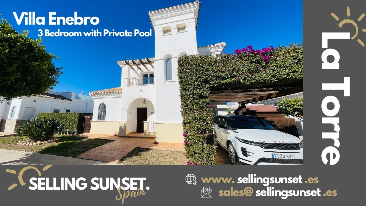 Selling Sunset Spain, Murcia - 3 Bedroom Villa Enebro with Private Pool