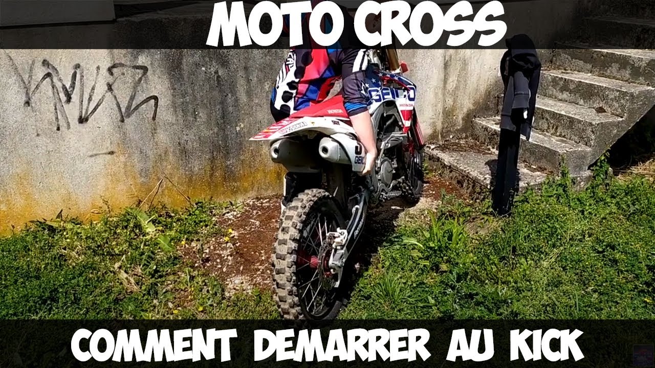 Comment démarrer sa moto cross au kick
