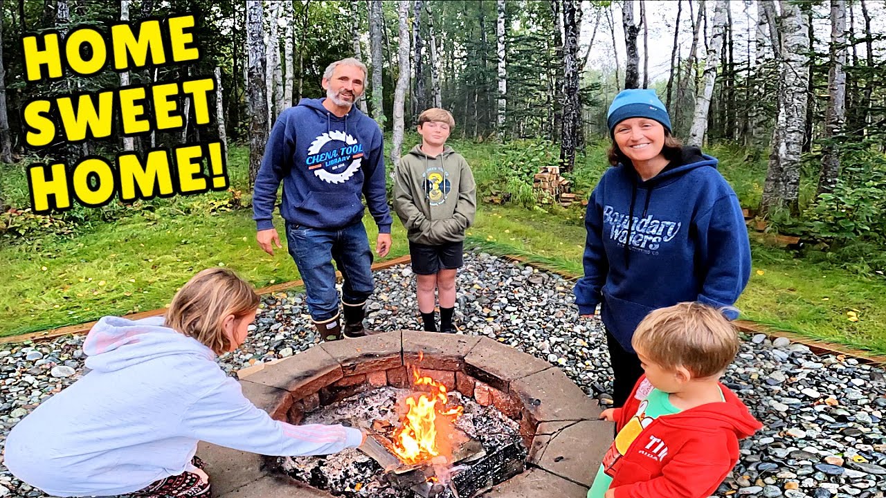 Moving into Our New Alaska House | First Alaska Costco Haul, Cod Fish, and Camp Fires!