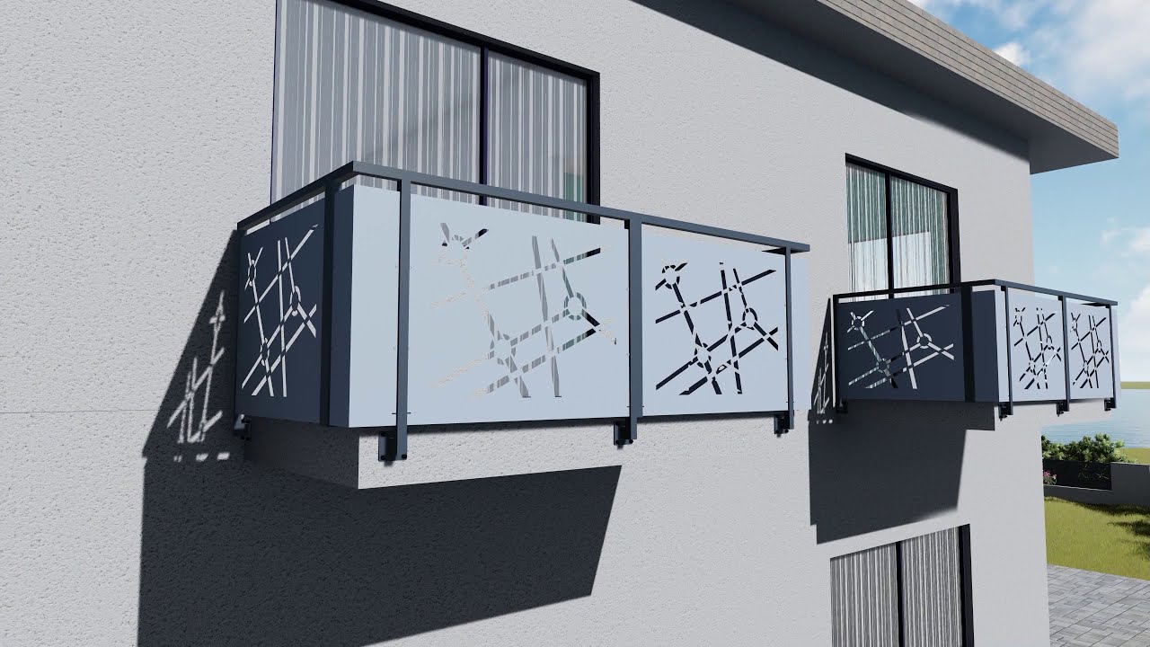 QuanteQ model 530 bramy ogrodzenia balustrady balkonowe od Gobe.pl