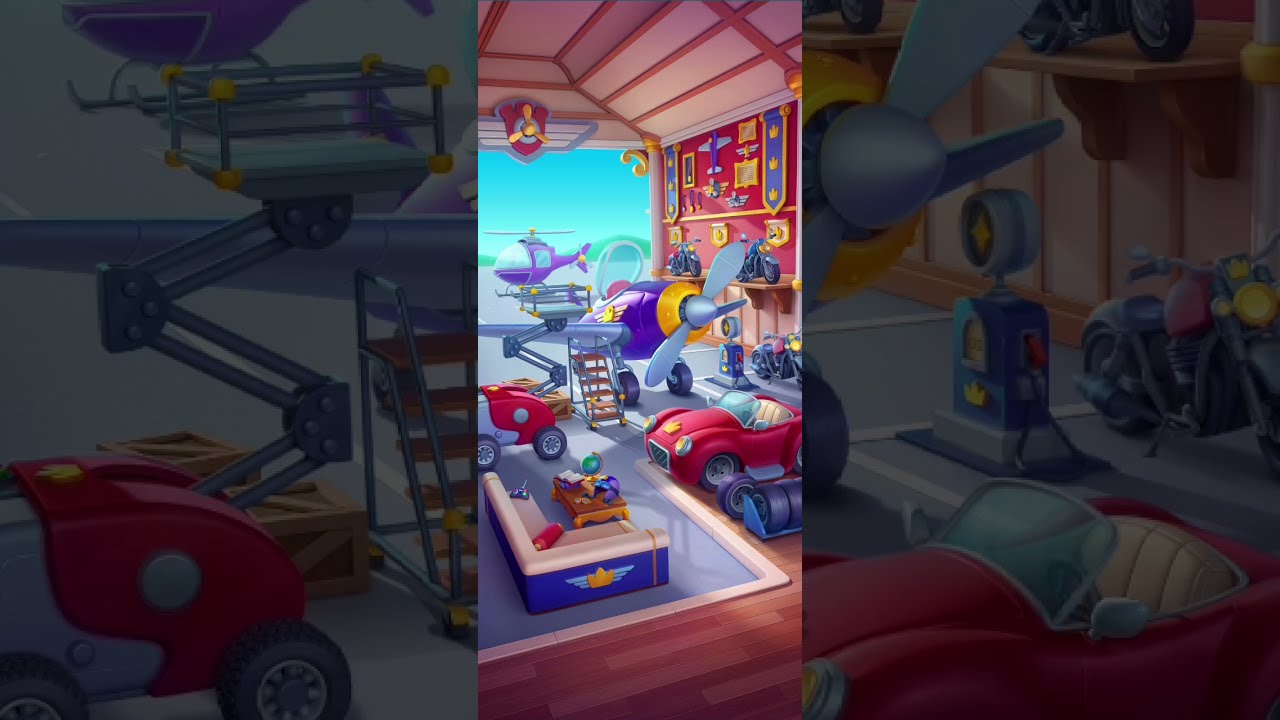 Open New Area 91 HANGAR ll Royal Match levels 8100 ---- 8109 Spooky Rise reward