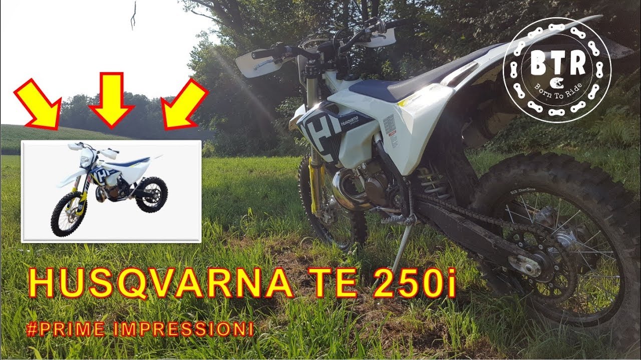 Husqvarna Te 250i 2018 | Test drive & Prime Impressioni