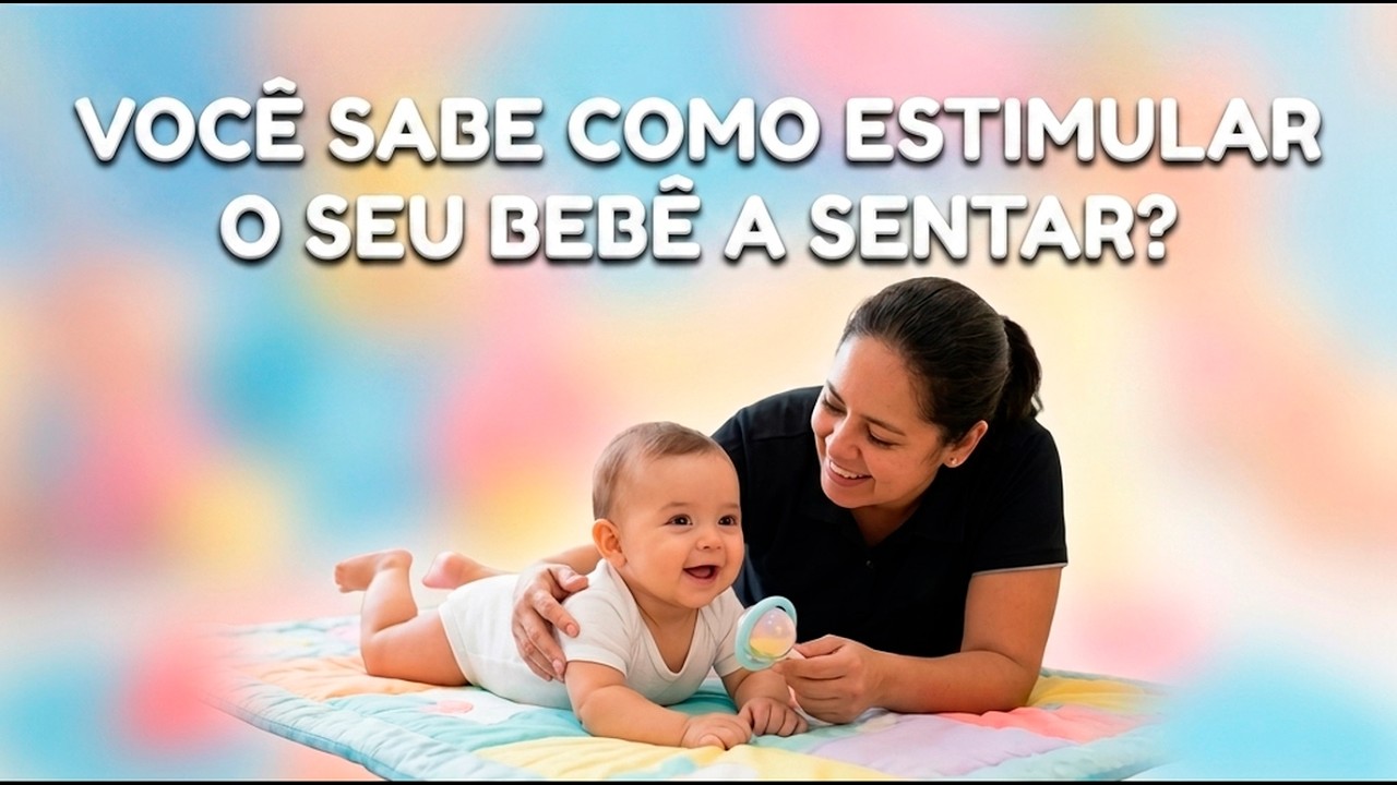 VOCÊ SABE COMO ESTIMULAR O SEU BEBÊ A SENTAR?